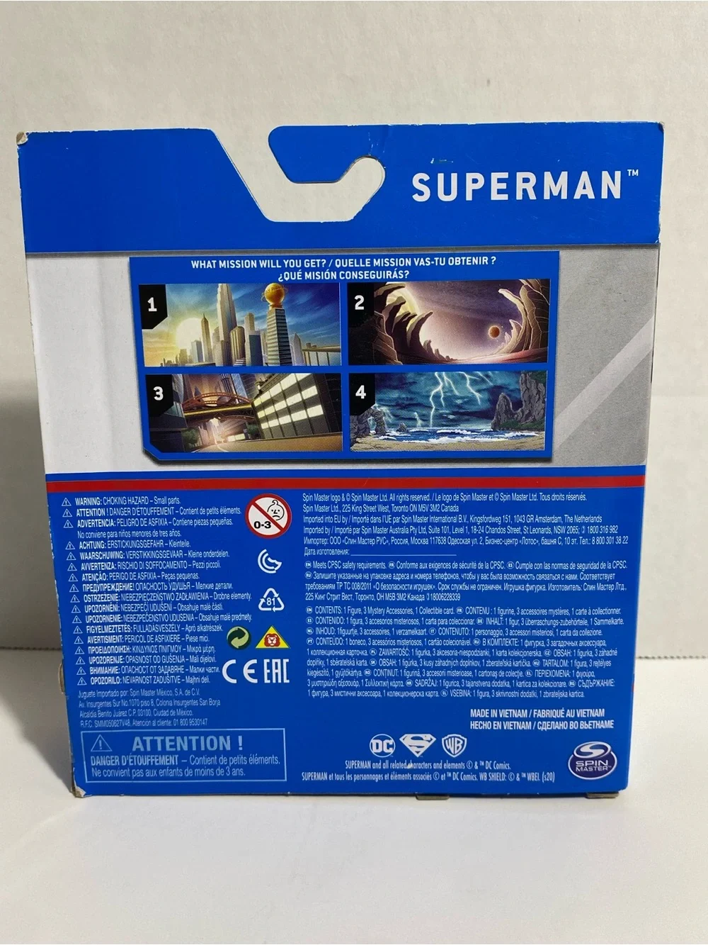 DC HEROES UNITE SUPERMAN FIGURE 1st EDITION